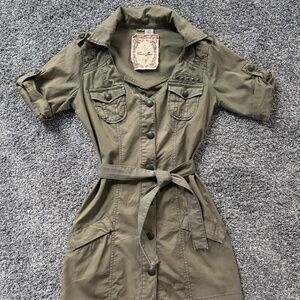 Guess- Y2K Military Dress